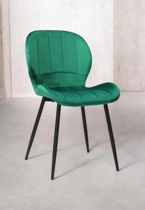 Scaun Topaz Verde din Catifea Babyface