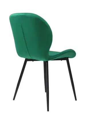 Scaun Topaz Verde din Catifea Babyface