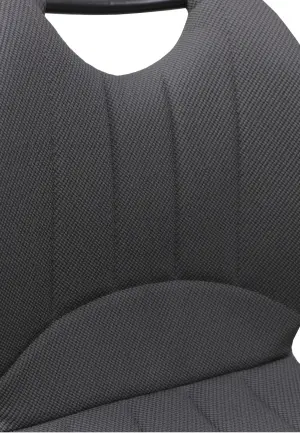 Scaun Topra Gri Inchis Piele Ecologică, Textil