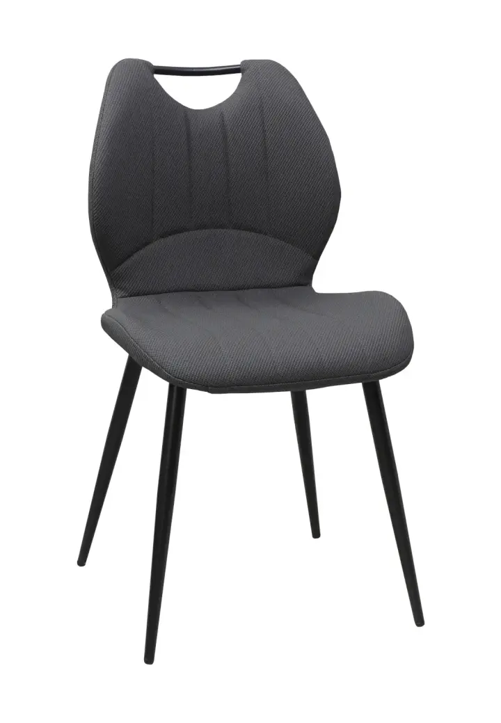 Scaun Topra Gri Inchis Piele Ecologică, Textil