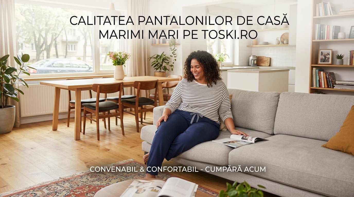 Pantaloni de Casă Mărimi Mari – Confort, Stil și Libertate de Mișcare